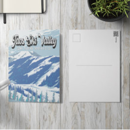 Postal Área de esquí Taos Ski Valley Invierno Nuevo Méxic