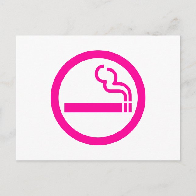 Postal Área de fumadores 喫 煙 女 Rótulo japonés 性 (Anverso)