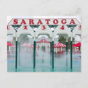 Postal Área de juegos de la piscina de Saratoga Springs