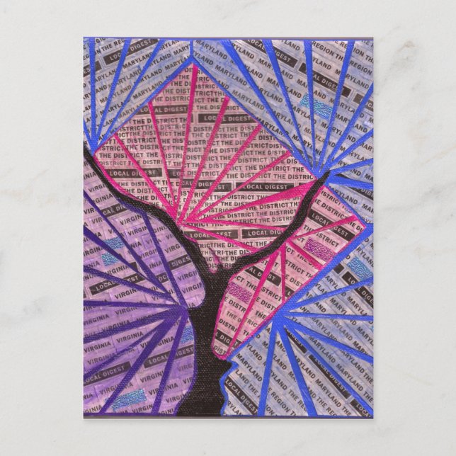 Postal Área de metro de DC (Anverso)