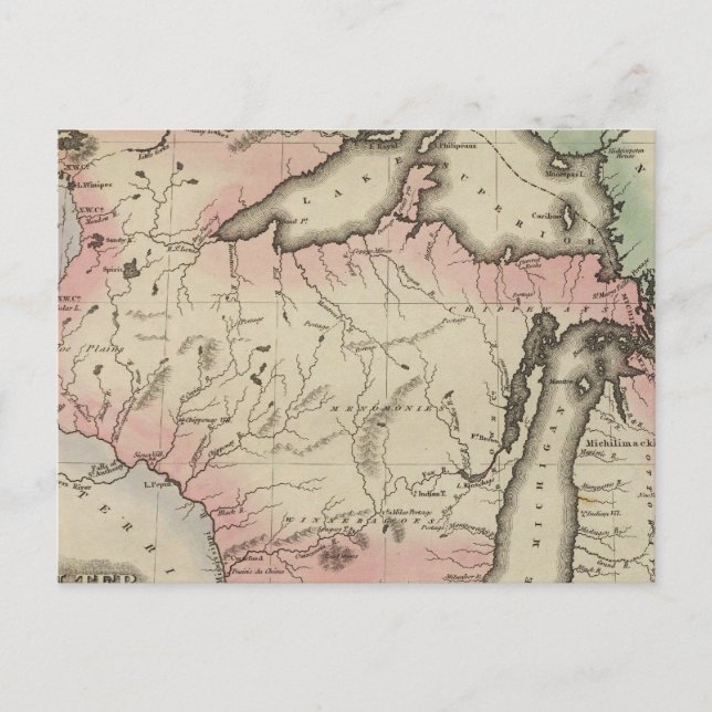 Postal Área de Michigan (Anverso)