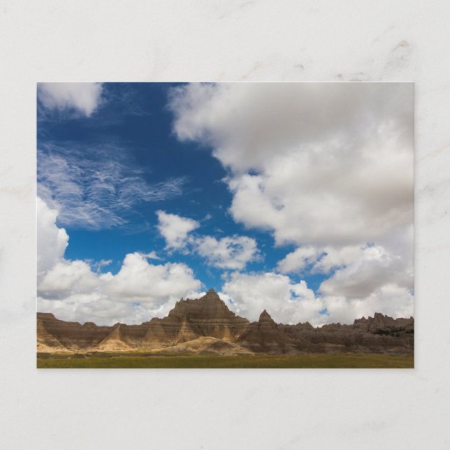 Postal Área de paso de cedro, Parque Nacional Badlands, S (Anverso)