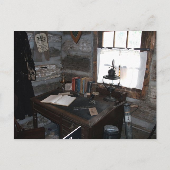 Postal Área de recepción cubierta de la estación Pony Exp (Anverso)