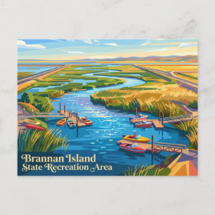 Postal Área de recreación estatal de la isla Brannan Cali