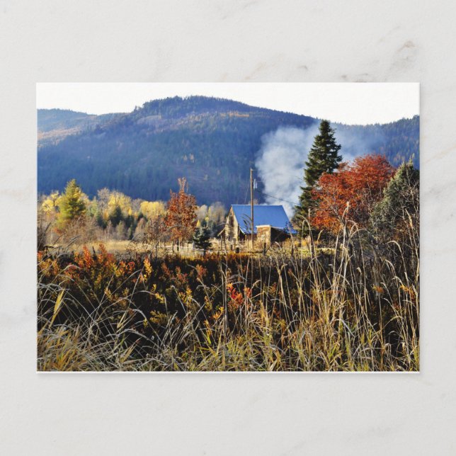 Postal Área del río Pack cerca de Sandpoint, Idaho. (Anverso)