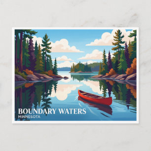 Postal Área silvestre de Boundary Waters Canoe Ely