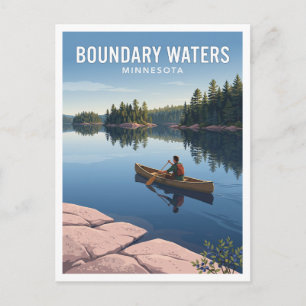Postal Área silvestre de Boundary Waters Canoe en Ely Sou