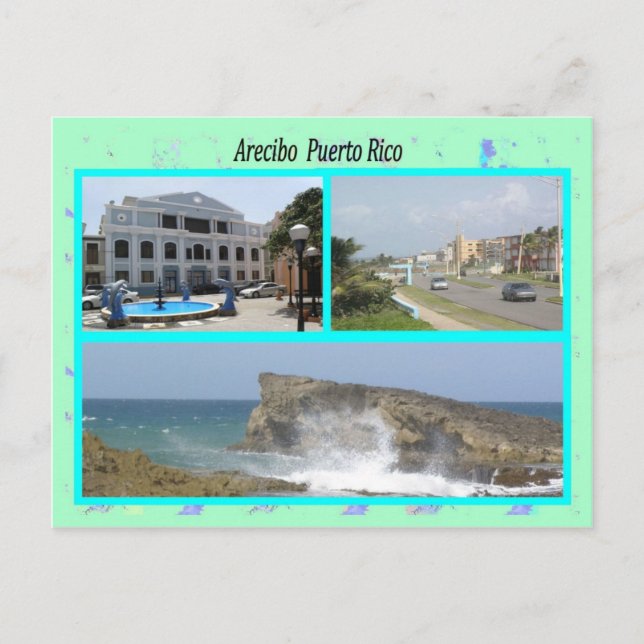 Postal Arecibo Puerto Rico (Anverso)