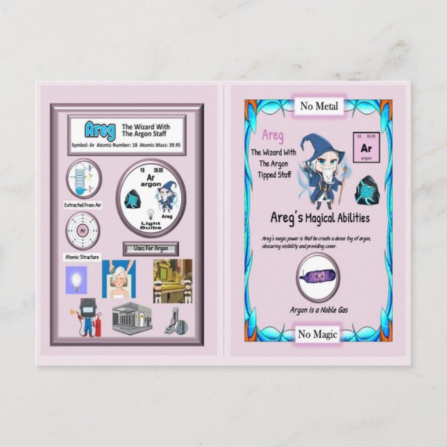 Postal Areg - Asistente - Personal Argon (Anverso)