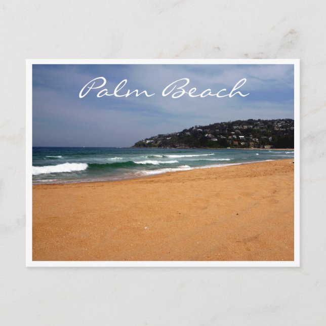 Postal arena de la playa (Anverso)