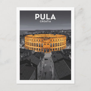Postal Arena de Pula y centro histórico, Pula, Croacia