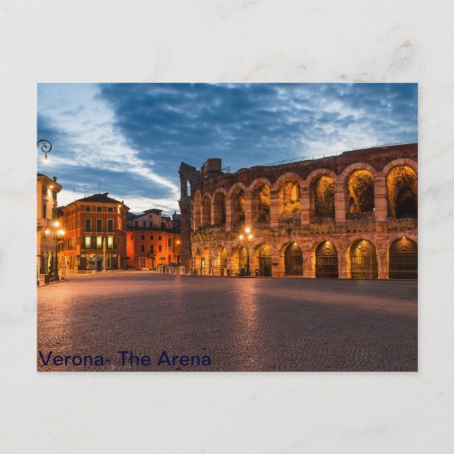 Postal Arena Postacard de Verona (Anverso)