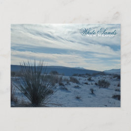 Postal Arenas Blancas Nuevo Desierto de México Dunas de A