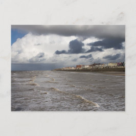 Postal Arenas de Blackpool y mar de tormenta