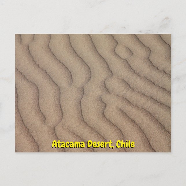Postal Arenas del desierto de Atacama (Anverso)