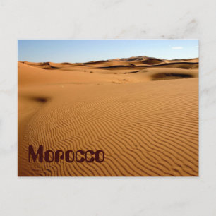 Postal Arenas del desierto de Marruecos