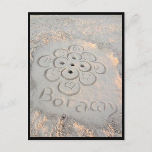 Postal arenas flor de boracay (Anverso)