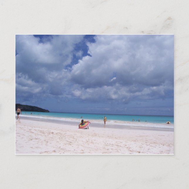 Postal Arenas rosas (Anverso)