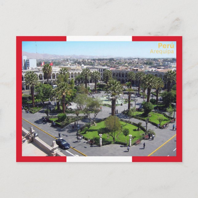 Postal Arequipa - Perú (Anverso)