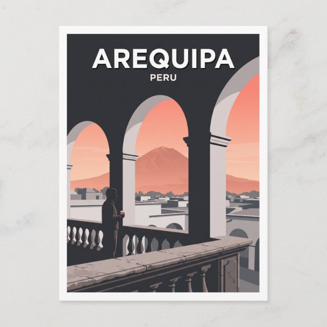 Postal Arequipa Perú (Anverso)