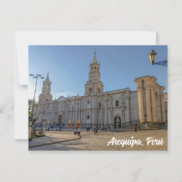 Postal Arequipa, Perú, Catedral Basílica de Arequipa