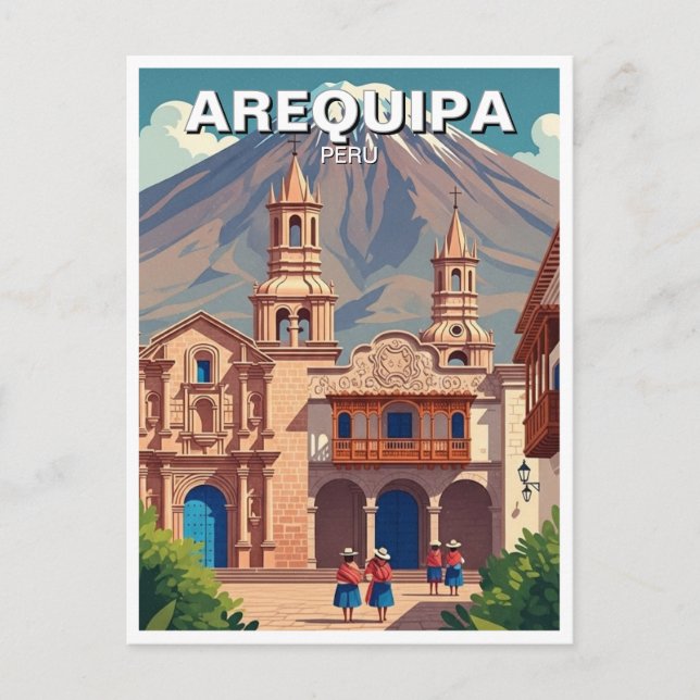 Postal Arequipa Peru Travel (Anverso)