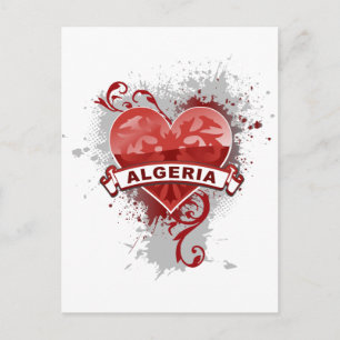 Postal Argelia del corazón