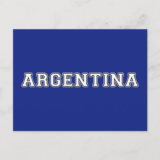 Postal Argentina (Anverso)