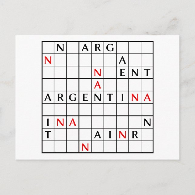 POSTAL ARGENTINA (Anverso)