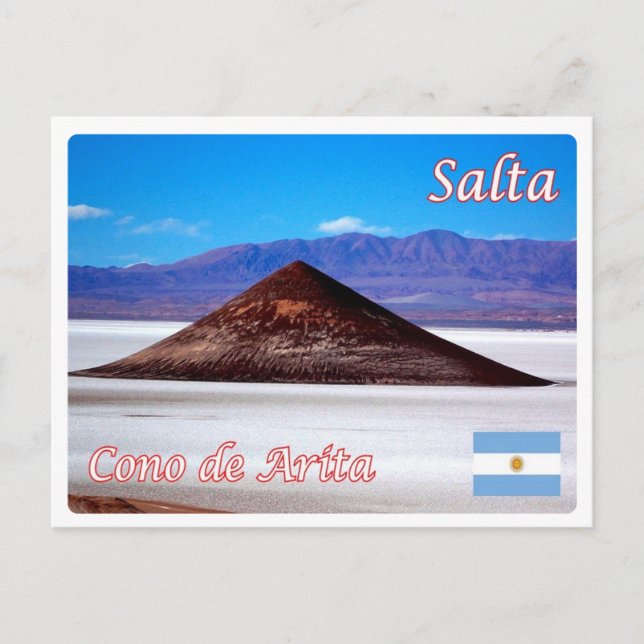 Postal Argentina - Salta - Cono de Arita - (Anverso)