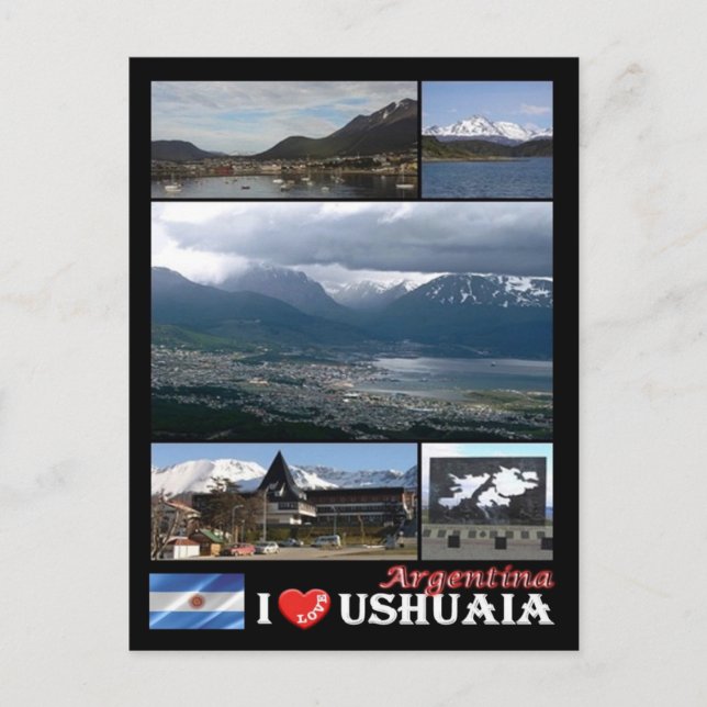 Postal Argentina - Ushuaia - Amo - (Anverso)