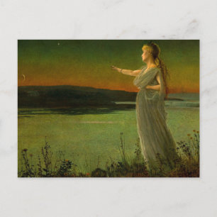 Postal Ariadne en Naxos John Atkinson Grimshaw