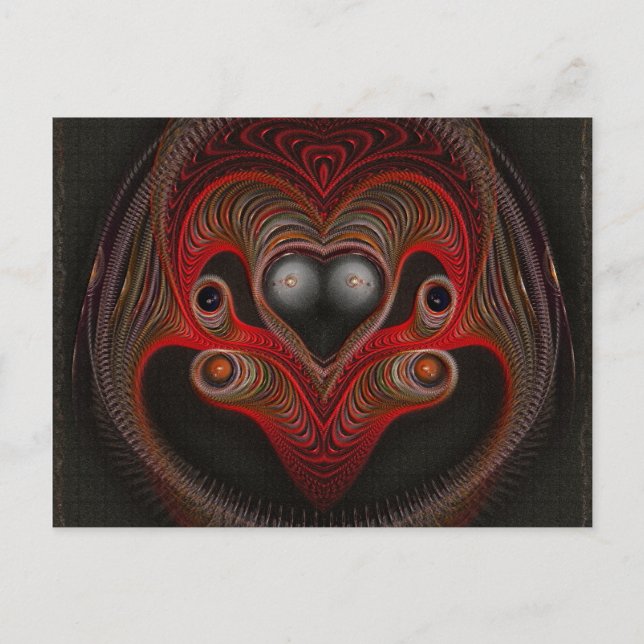 Postal Aries el arte abstracto de Ram (Anverso)