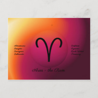 Postal Aries Postcard