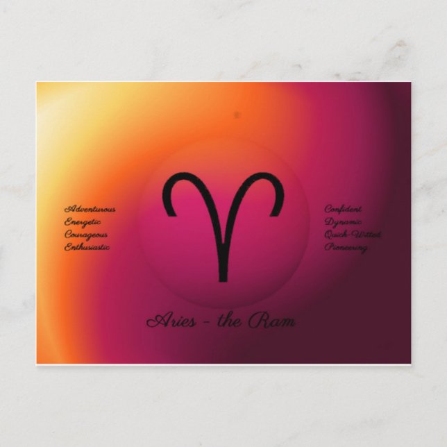Postal Aries Postcard (Anverso)