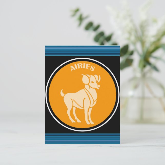 Postal Aries Postcard (Anverso de pie)