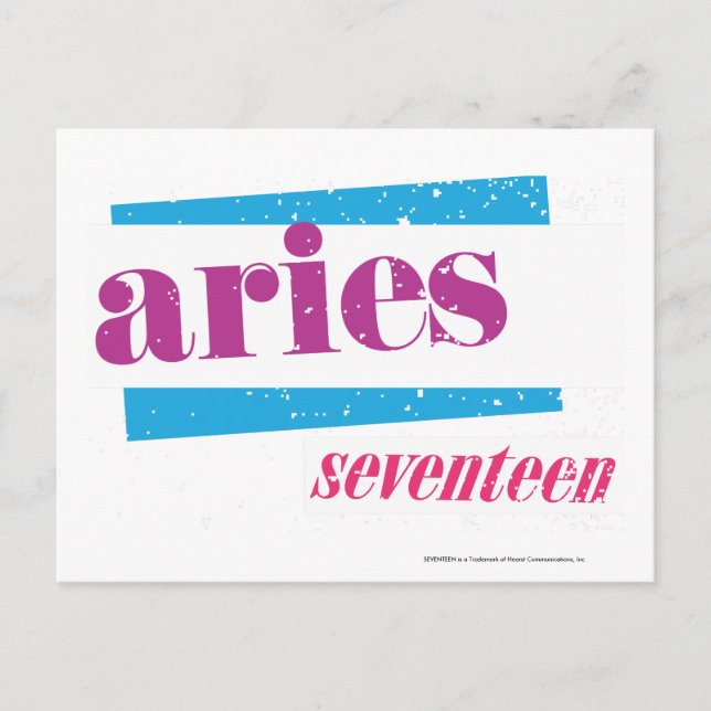 Postal Aries Purple (Anverso)