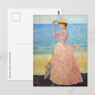 Postal Aristide Maillol - Mujer con un Paraguas