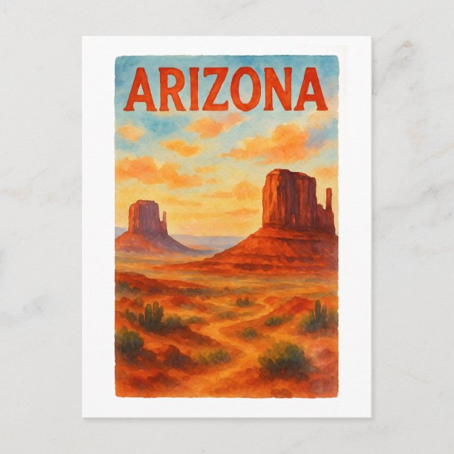 Postal Arizona (Anverso)