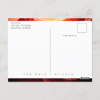 Postal Arizona Antelope Canyon Postcard