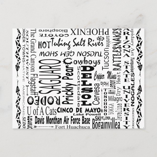 Postal Arizona Buzz Words (Anverso)