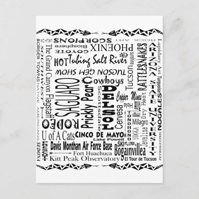Postal Arizona Buzz Words (Anverso)