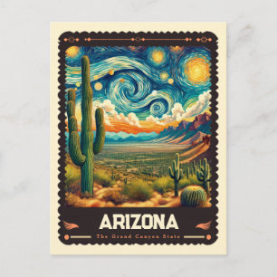 Postal Arizona   Inspirado en Vincent Van Gogh