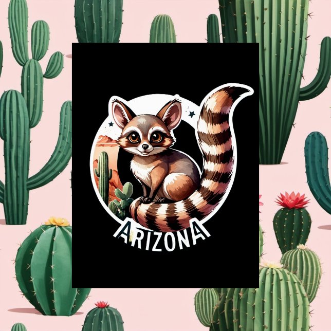 Postal Arizona, Ringtail, Postcross (Subido por el creador)