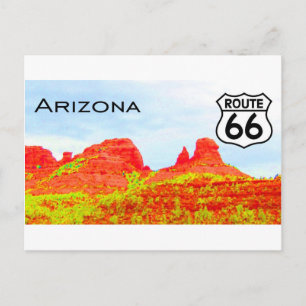 Postal Arizona Route 66 Landscape