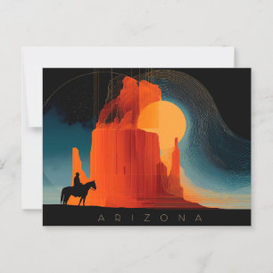 Postal Arizona, Valle del Monumento, estilo Minimalista