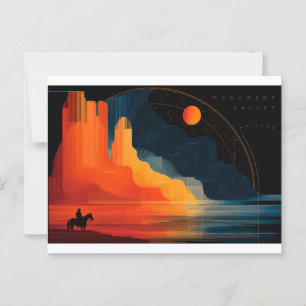 Postal Arizona, Valle del Monumento, estilo Minimalista