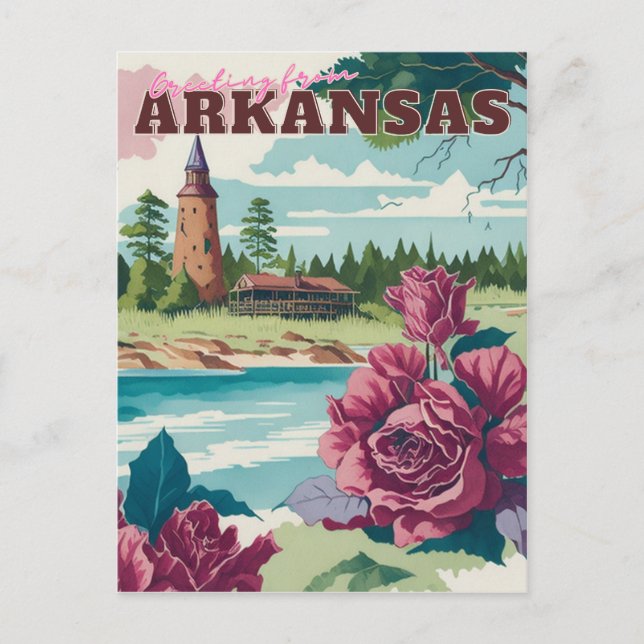 Postal Arkansas (Anverso)
