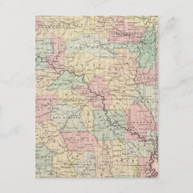 Postal Arkansas 3 (Anverso)