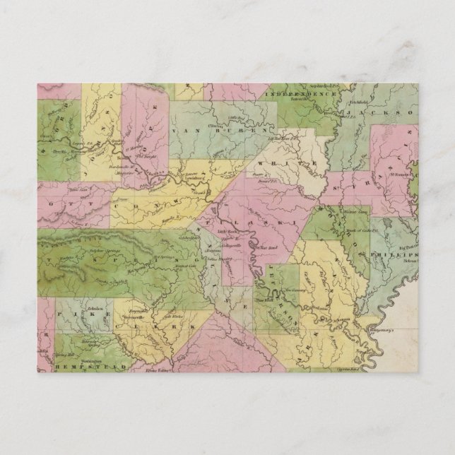 Postal Arkansas 3 (Anverso)